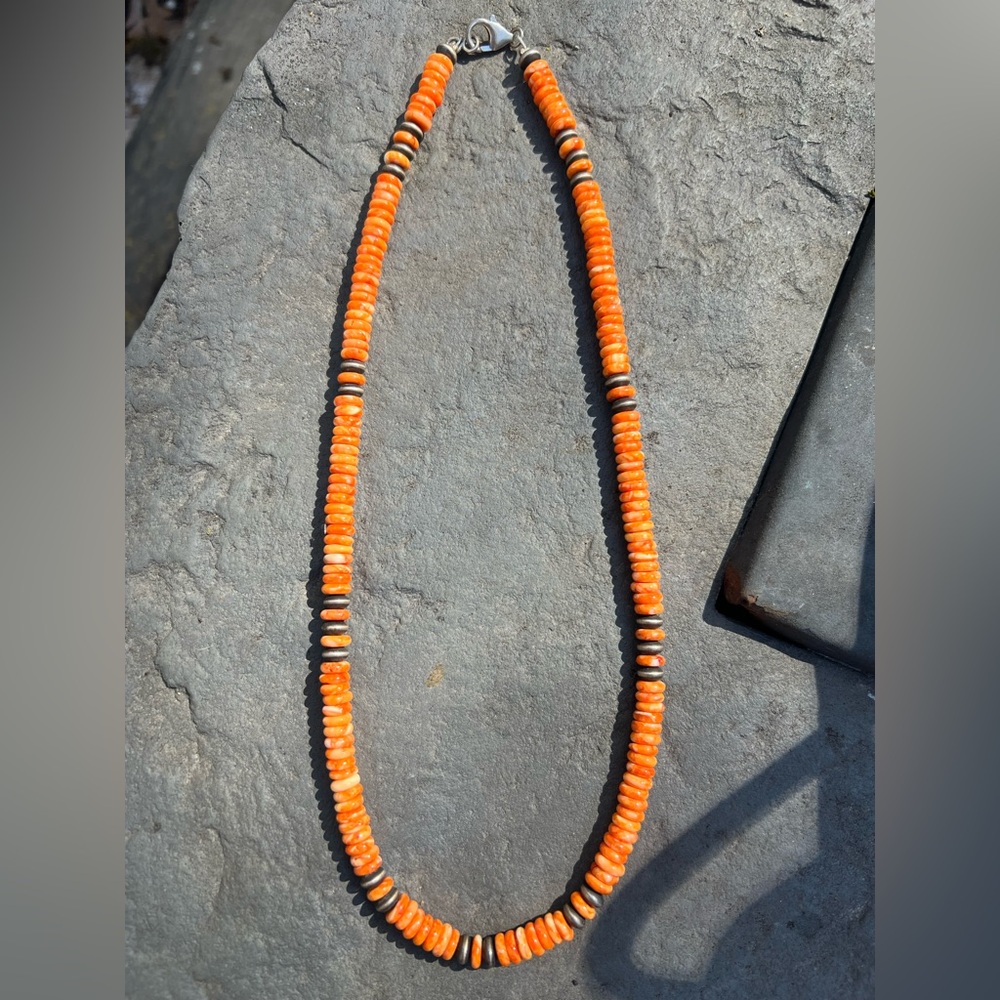 Vintage Spiny Oyster Necklace